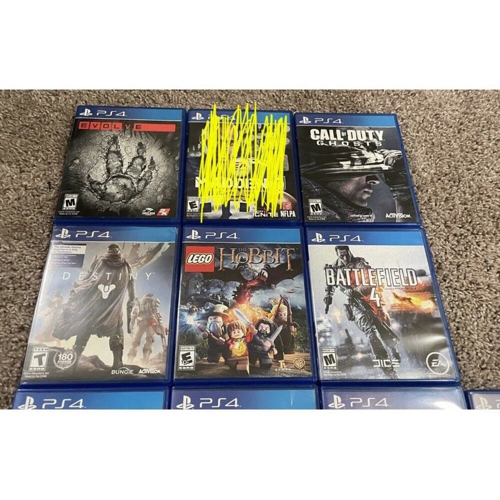 Sony PlayStation 4 Lot Bundle 11 Games Sports Fantasy NBA Madden Call of Duty - Picture 2 of 7